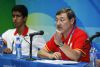 Jaime Lissavetzky durante la rueda de prensa ofrecida con motivo de su visita al Equipo Paralímpico Español.