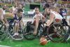 Asier Garca (13) y Dani Stix (4) luchan por un baln durante el partido entre Espaa y Estados Unidos (52-68) de la final paralmpica de baloncesto.