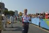 Elena Congost, con la medalla de campeona paralmpica de maratn en clase T12 (poco resto de visin), en la que hizo un tiempo de 3:01?T 43?.