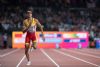 Joan Munar gana la medalla de bronce en los 100 metros T12 durante el Campeonato del Mundo de Atletismo Paralmpico de Londres.