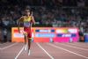 Joan Munar gana la medalla de bronce en los 100 metros T12 durante el Campeonato del Mundo de Atletismo Paralmpico de Londres.