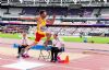 Xavi Porras participa en salto de longitud en el Campeonato del Mundo de Atletismo Paralmpico de Londres.