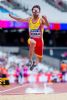 Xavi Porras participa en salto de longitud en el Campeonato del Mundo de Atletismo Paralmpico de Londres.