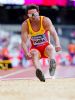 Xavi Porras participa en salto de longitud en el Campeonato del Mundo de Atletismo Paralmpico de Londres.