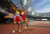 Gerard Descarrega y Marcos Blanquio ganan la final de 400 metros T11 durante el Campeonato del Mundo de Atletismo de Londres.