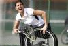 Lola Ochoa durante un torneo.