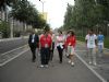 La ministra de Educacin, Mercedes Caberra, durante su visita a la villa paralmpica.