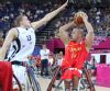 David Mouriz Dopico, en el partido que enfrento la seleccin espaola de baloncesto en silla contra la seleccin Alemana