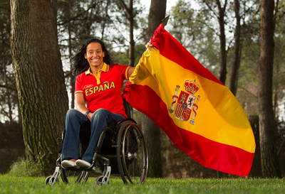 TERESA PERALES, ABANDERADA DE ESPAÑA EN LA INAUGURACIÓN DE LOS JUEGOS PARALÍMPICOS DE LONDRES 2012