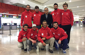 Despedida en el aeropuerto