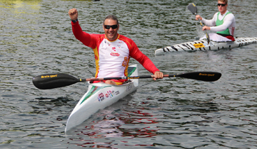 JAVIER REJA DA A ESPAÑA SU PRIMERA PLAZA EN PIRAGÜISMO PARA UNOS JUEGOS PARALÍMPICOS