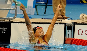 MICHELLE ALONSO REVALIDA EL ORO EN LOS 100 METROS BRAZA CON RÉCORD PARALÍMPICO