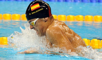 ÓSCAR SALGUERO GANA EL SEGUNDO ORO DE LA NATACIÓN ESPAÑOLA