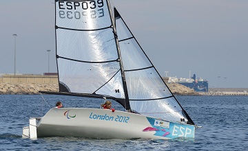 Embarcacin Eskud en el Europeo de Valencia