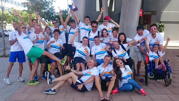 El Club Ademi Tenerife, campen de Espaa de natacin paralmpica