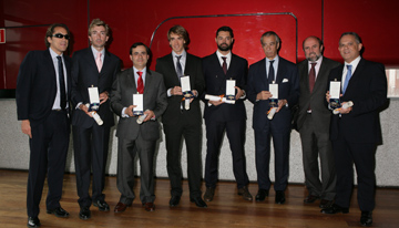 Algunos de los premiados