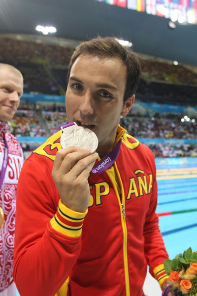 FLORIANO ESTRENA EL MEDALLERO ESPAÑOL EN NATACIÓN CON UNA PLATA EN LOS 400 LIBRE