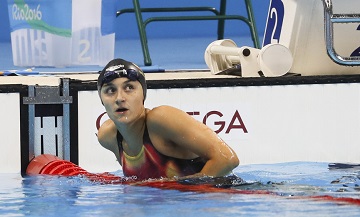 MARÍA DELGADO LOGRA SU SEGUNDA MEDALLA EN RÍO, CON UN NUEVO BRONCE EN 50 LIBRE