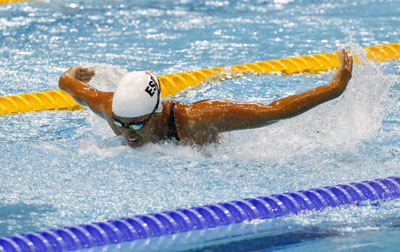 TERESA PERALES SE CUELGA SU TERCERA MEDALLA, LA DE PLATA EN LOS 200 LIBRE