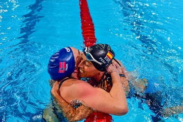 Teresa Perales y Sarah Louise Rung