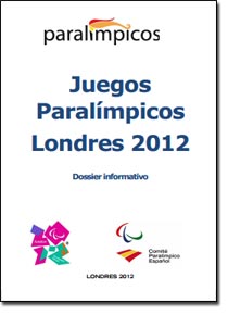 Portada del Dossier de Prensa - Juegos Paralímpicos Londres 2012