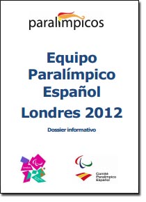 Portada del Dossier de Prensa - Equipo Espaol Londres 2012