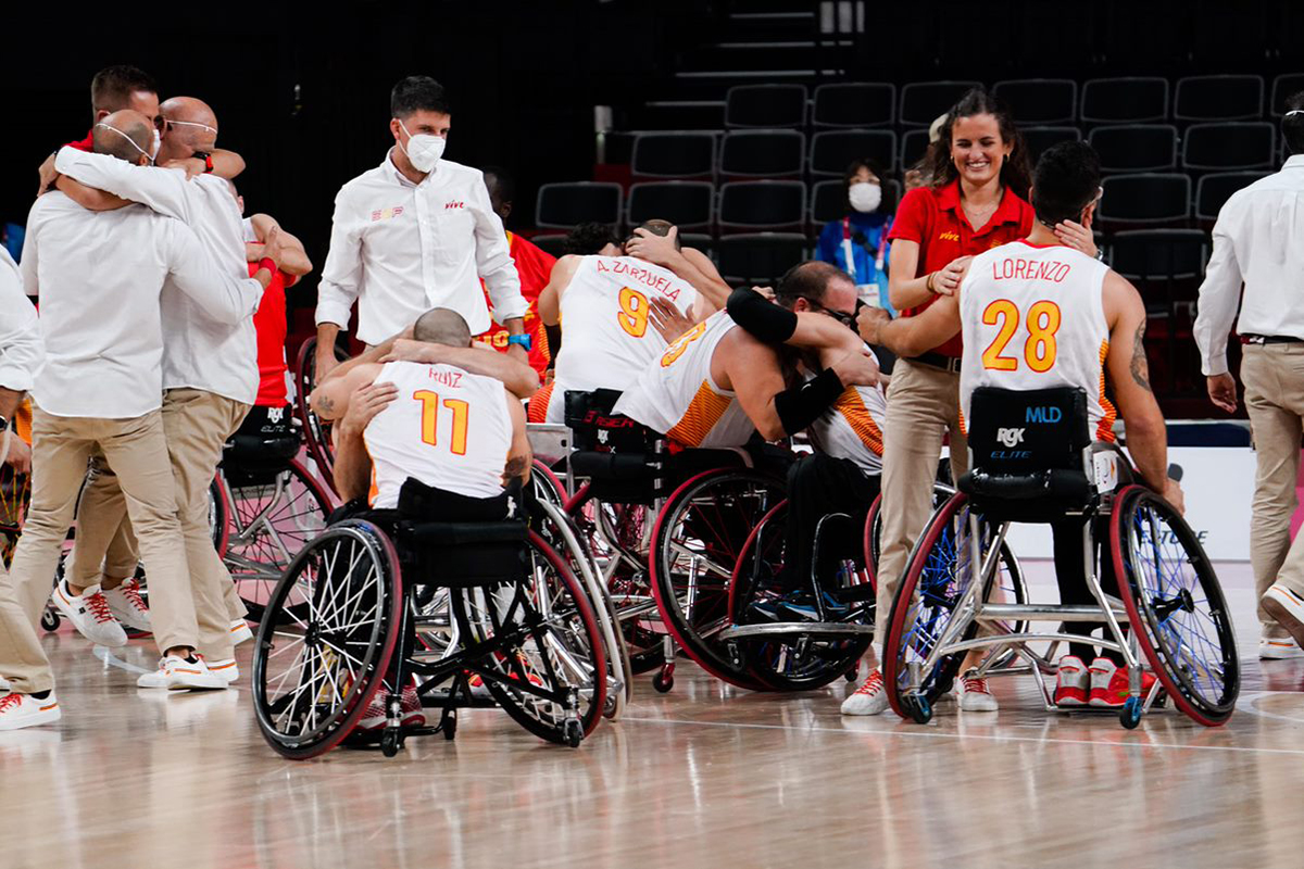 España luchará por medalla en baloncesto masculino en silla ruedas |