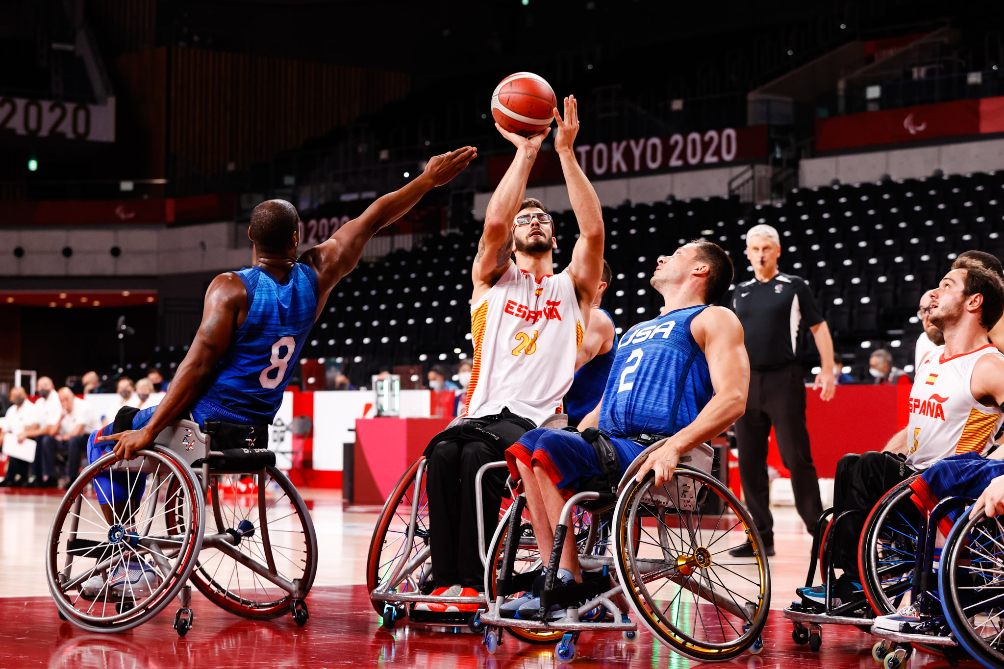 España luchará por el bronce en baloncesto en silla de ruedas