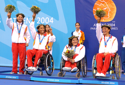 Medallistas españolas en Atenas 2004.