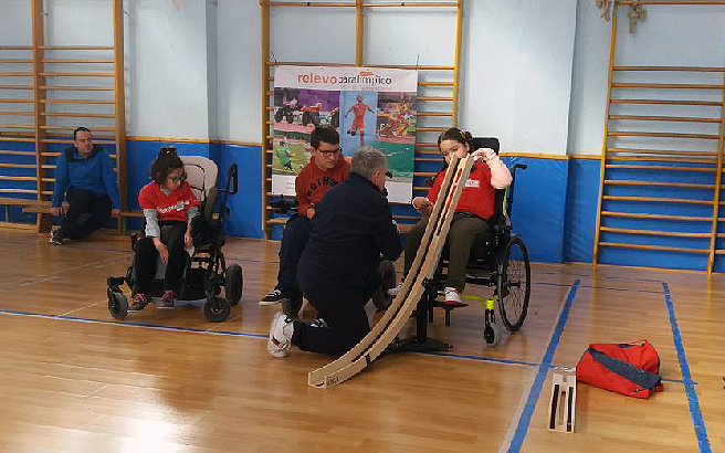 Actividad de boccia