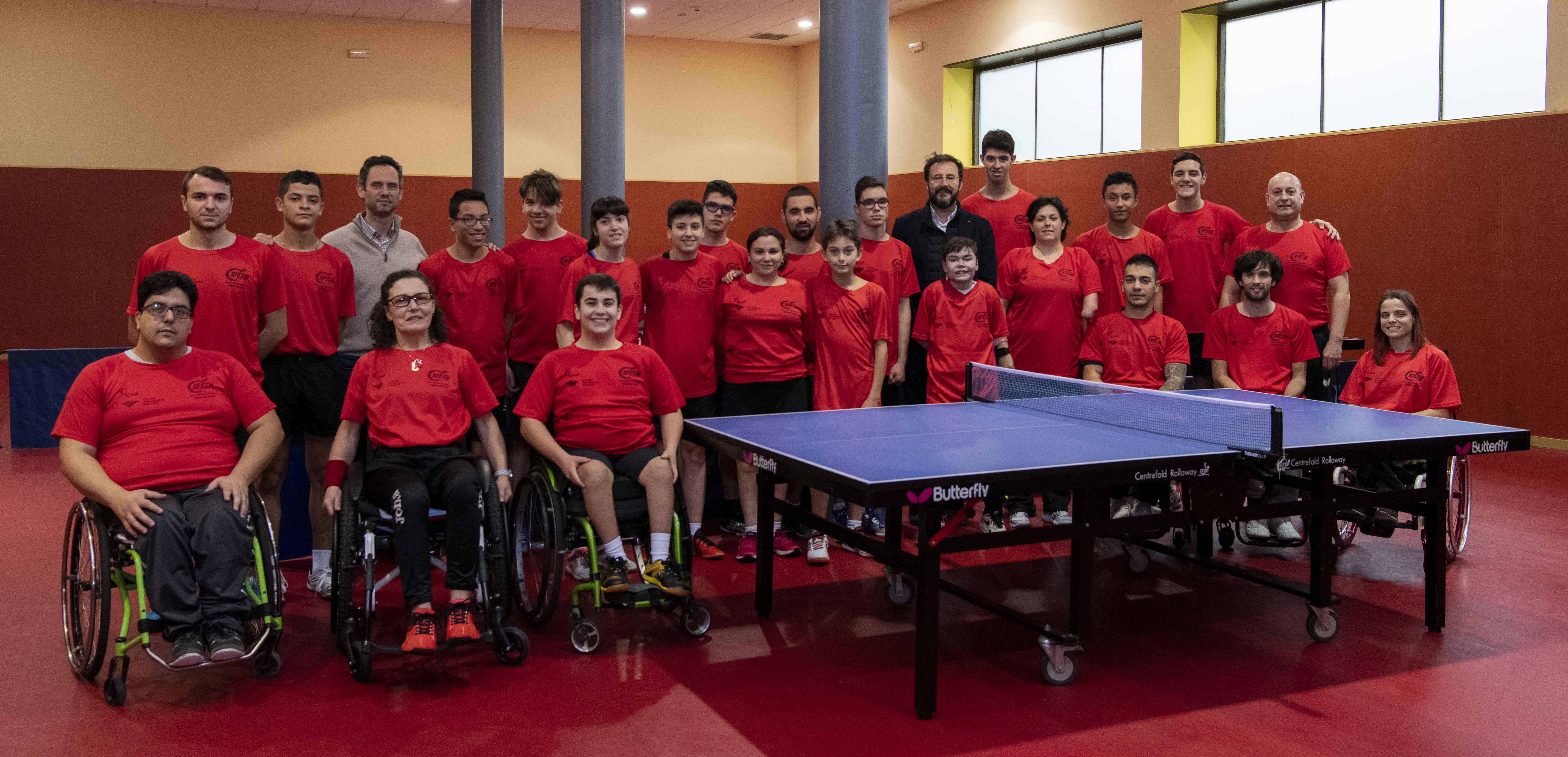 Equipo de Promesas Paralímpicas de Tenis de Mesa
