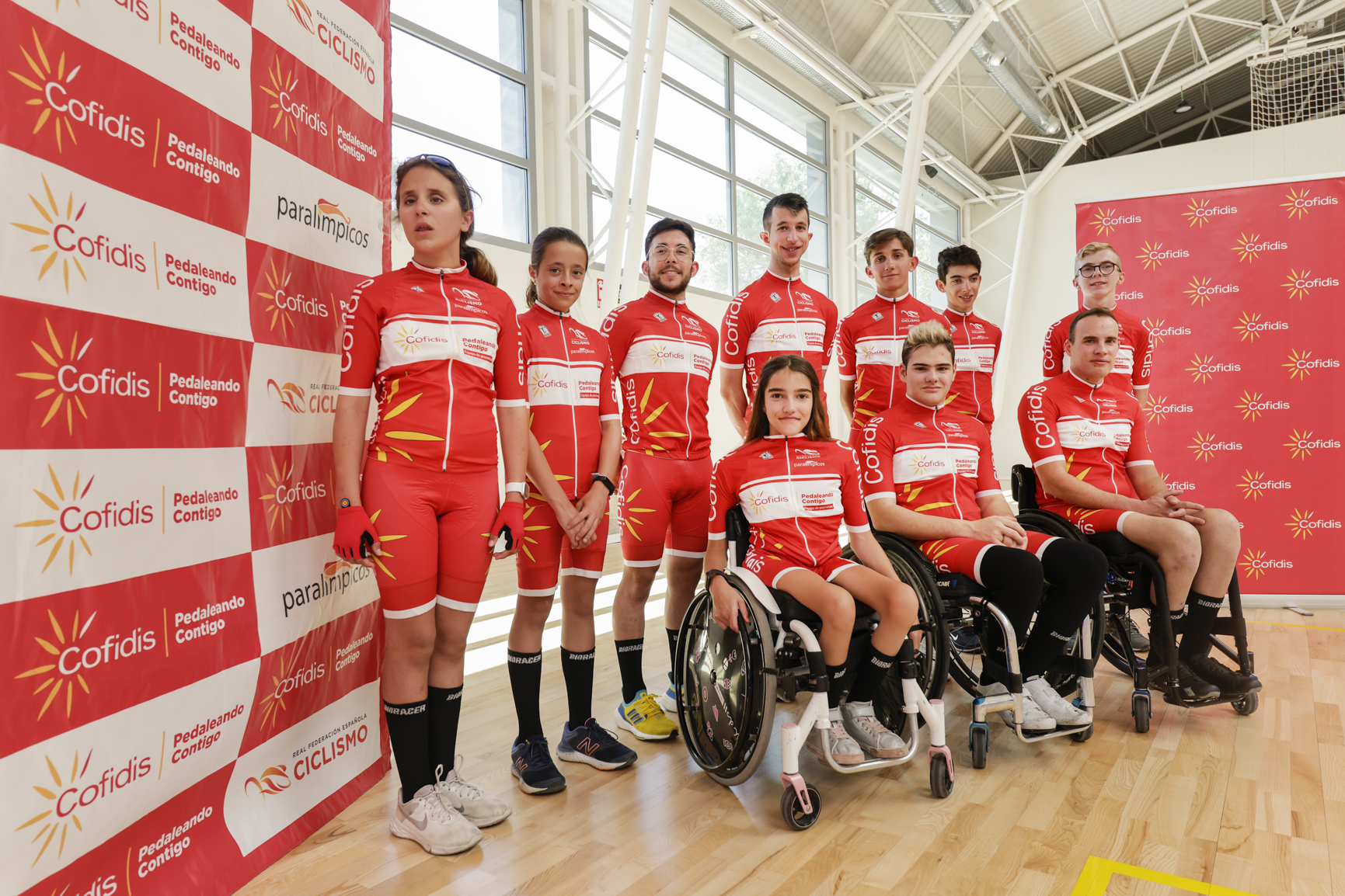 Los miembros del Equipo Cofidis