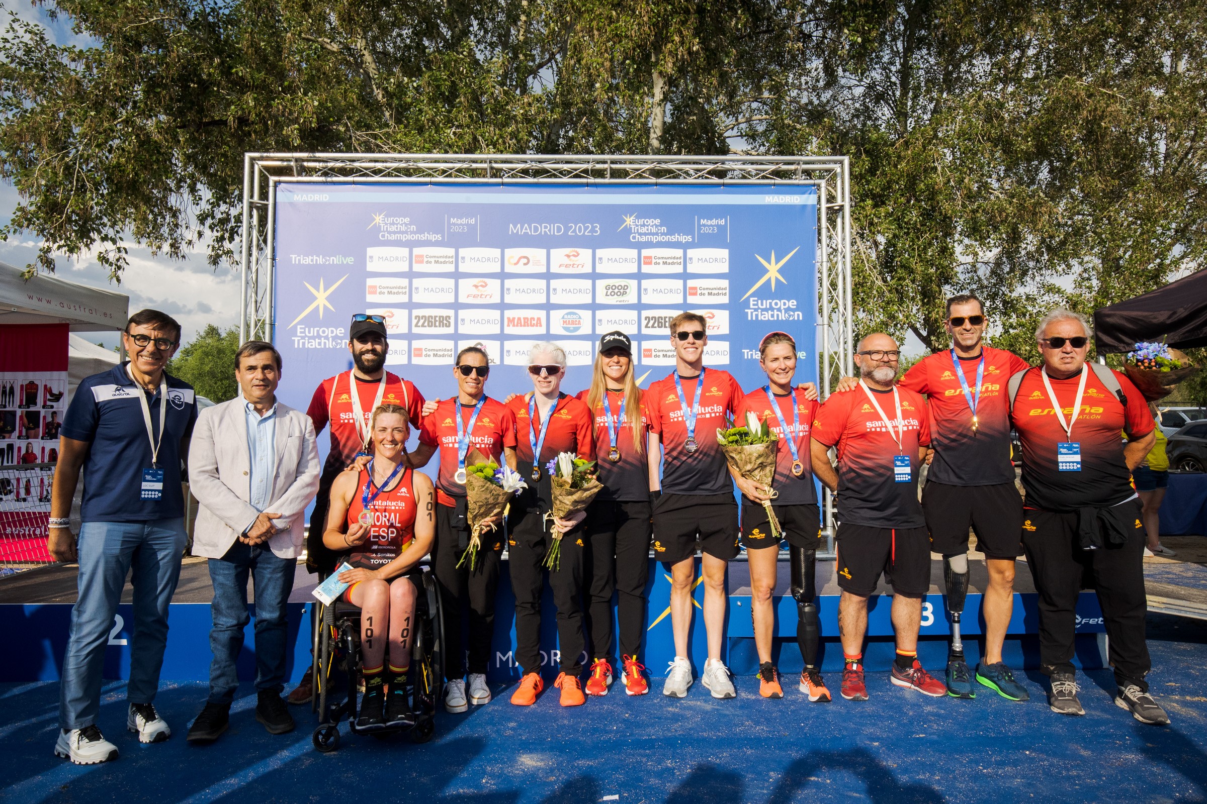 Los medallistas españoles