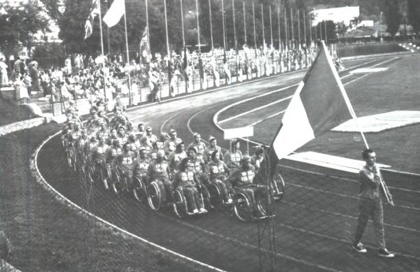 Inauguración de los Juegos Paralímpicos de Roma 1960