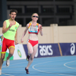 Melany Berges, en la prueba de los 200 T12 del Mundial de Dubái