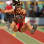 Este salto le dio a Sara Martínez la medalla de oro en el Europeo de Berlín.