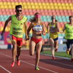 Lia Beel se proclamó campeona de Europa en los 200 metros T11 en Berlín.