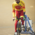 Alfonso Cabello, con la selección española en el Mundial de Ciclismo en Pista de Apeldoorn 2019.