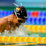 Israel Oliver, en un momento de la prueba de los 100 braza SB11 del Europeo de Dublín