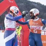 Imagen de Jon Santacana y Miguel Galindo ganan la medalla de plata en la prueba supercombinada de los Juegos Paralímpicos de Pyeongchang 2018.