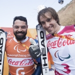 Imagen de Jon Santacana y Miguel Galindo ganan la medalla de plata en la prueba supercombinada de los Juegos Paralímpicos de Pyeongchang 2018.