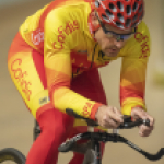 Pablo Jaramillo, con la selección española en el Mundial de Ciclismo en Pista de Apeldoorn 2019.