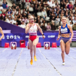Adiaratou Iglesias en la ronda 1 mujeres 100M -T13