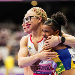 Adiaratou Iglesias en la ronda 1 mujeres 100M -T13