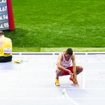 Yassine Ouhdadi El Ataby en la final de hombres 1500M T-13