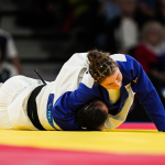 María Manzanero en los octavos de final mujeres -57 KG J1
