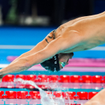 David Levecq en las series hombres 100M mariposa - S10 