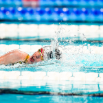 Marta Fernández en las series de mujeres 100M estilo libre - S3