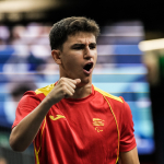Ander Cepas en los cuartos de final hombres individual - clase 9 