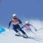 Imagen de Jon Santacana y Miguel Galindo, cuartos en la prueba de supergigante de los Juegos Paralímpicos de Pyeongchang 2018.